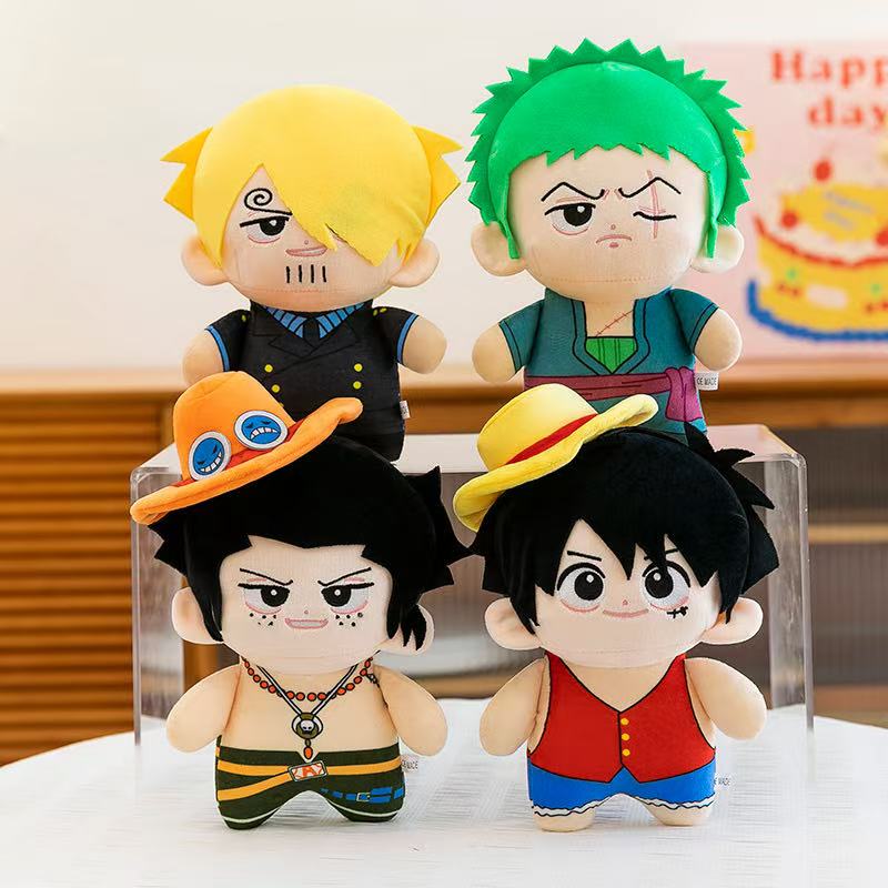 Kids Toys Return Gift - Anime 23cm Plush toys Luffy Zoro