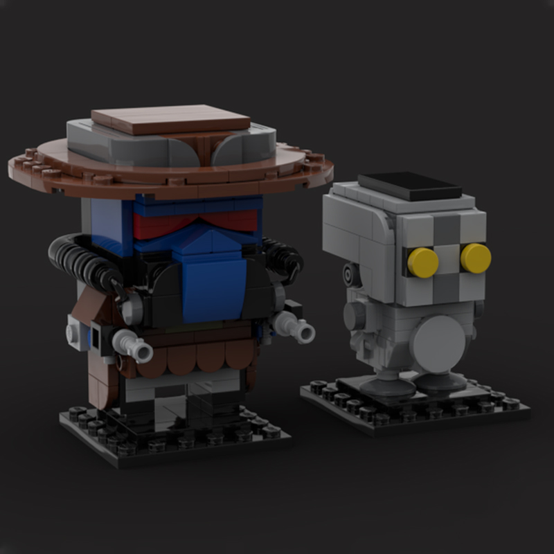 Kids Toys Cad Block - 335pcs MOC Cad Bane Todo Brickheadz