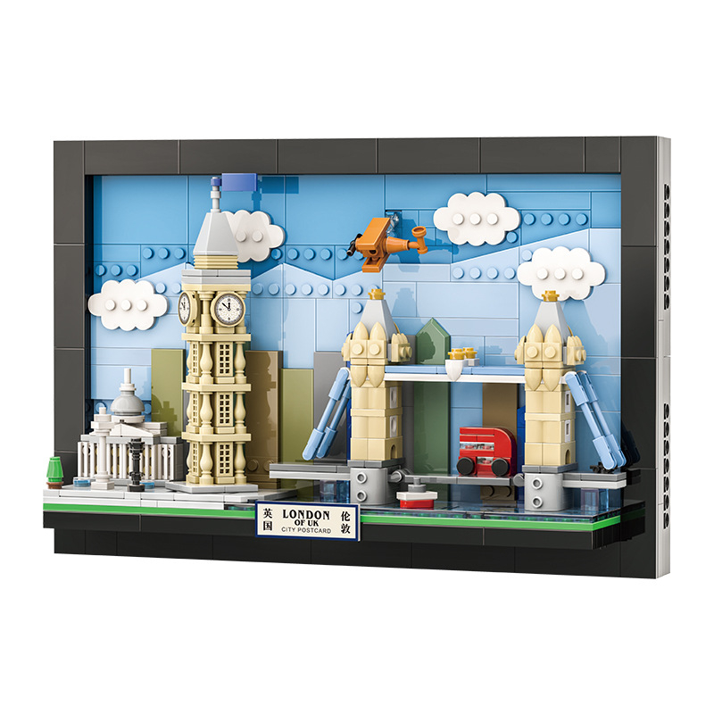 Kids Toys London - London City Postcard Mini Particle Building