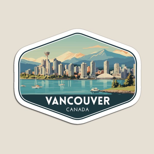 Kids Toys Vancouver - Vancouver Canada Travel Art Magnet Baby