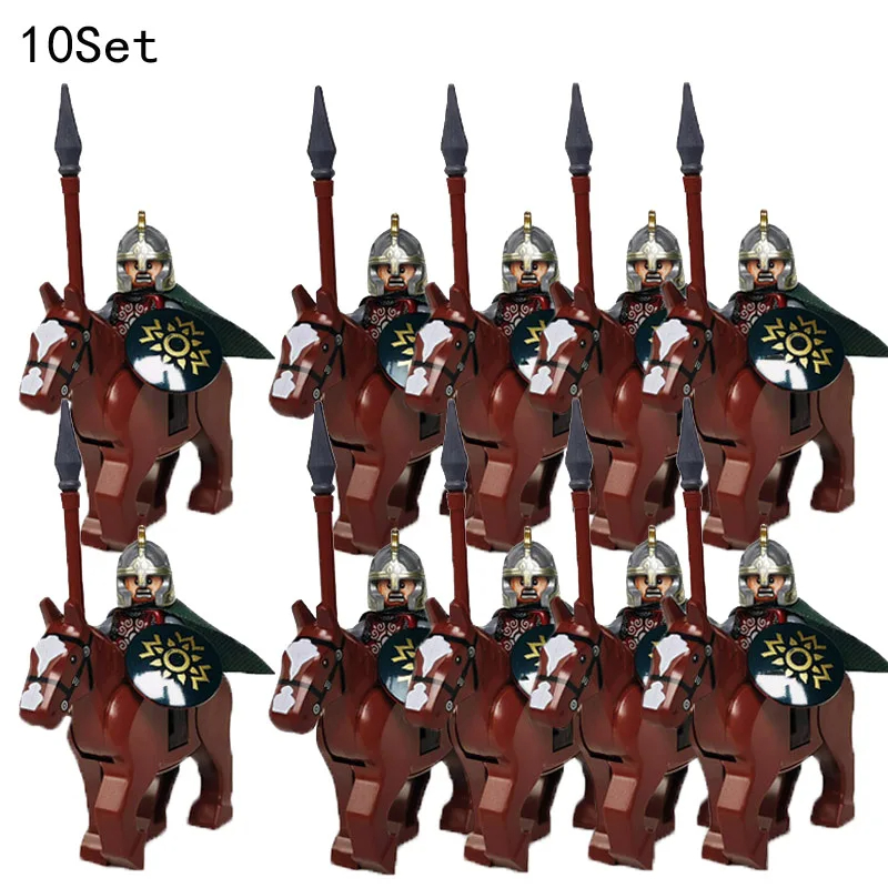 Kids Toys Under $10 - 10 Sets Medieval Knights Dark Sauron