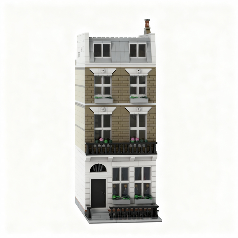 Kids Toys London - 1975pcs MOC Modular Streetscape London Townhouse