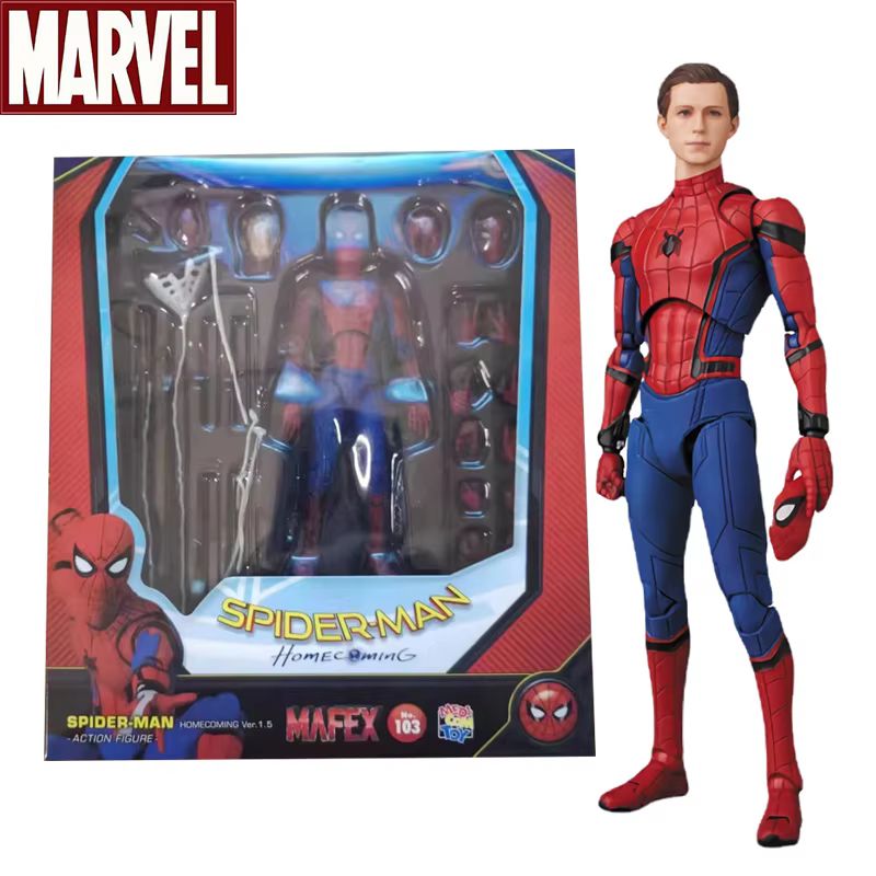 Kids Toys Return Gift - Mafex 103 Spider Man Action Figure