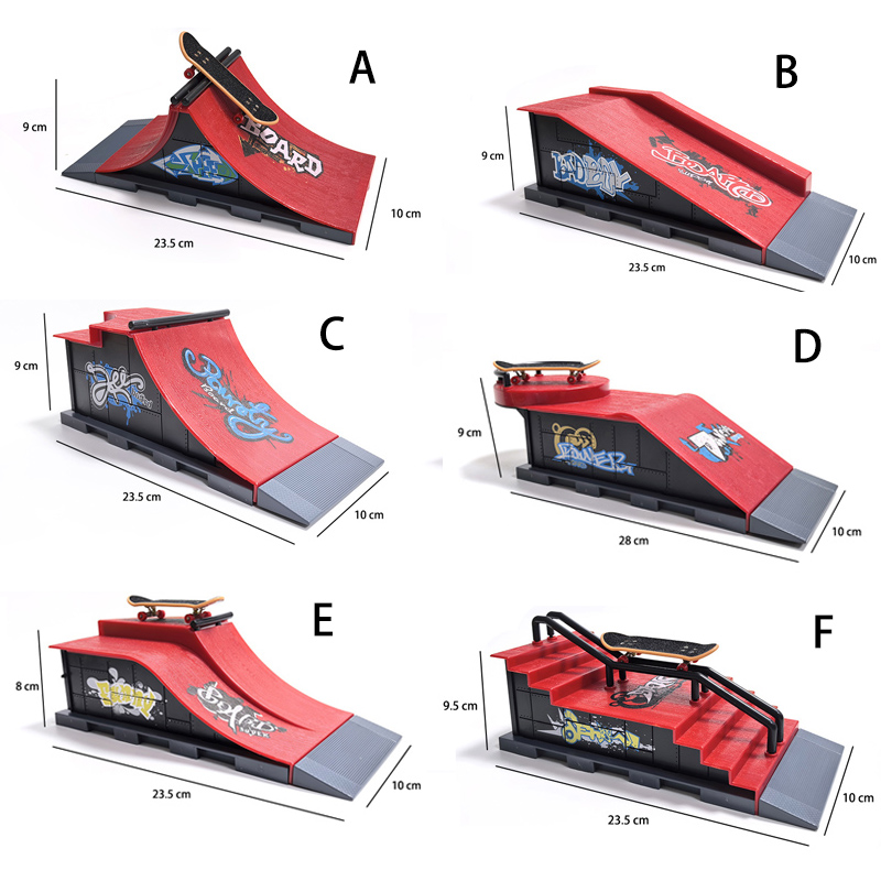 Kids Toys Under $10 - DIY Finger Skateboard Scene Venue Combination