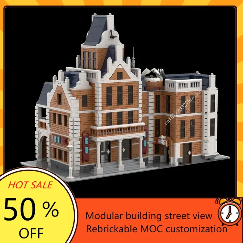 Kids Toys Xmas - 3998PCS Customized MOC Modular University Street