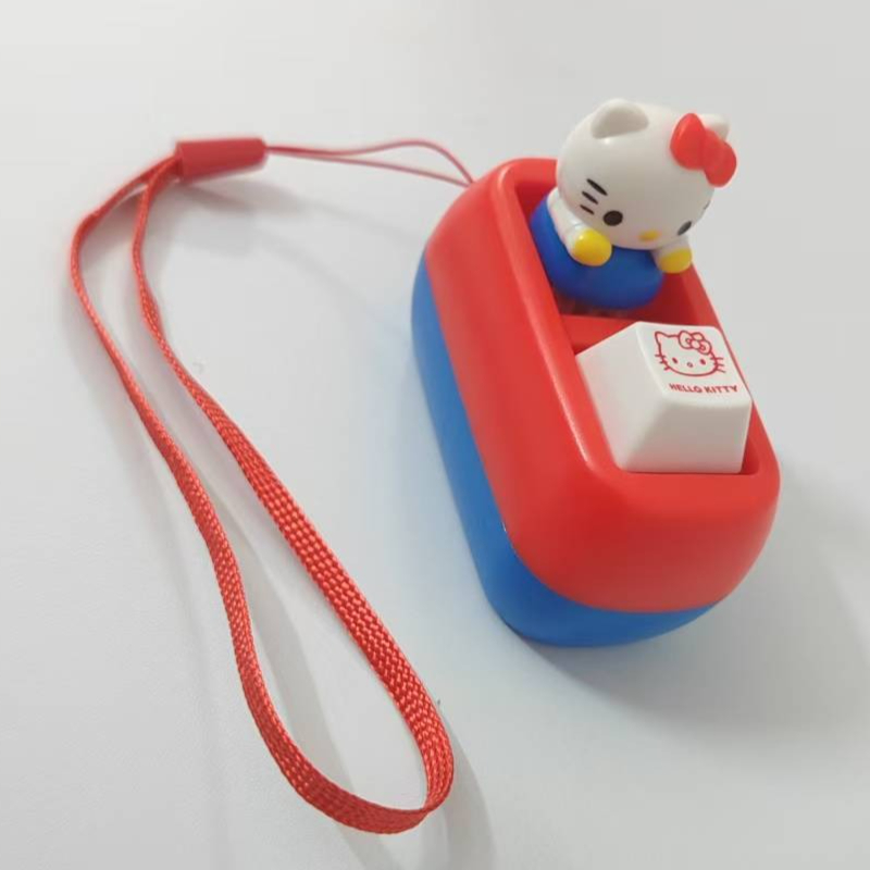 Kids Toys Return Gift - Hello Kitty Voice Button Keychain Cute