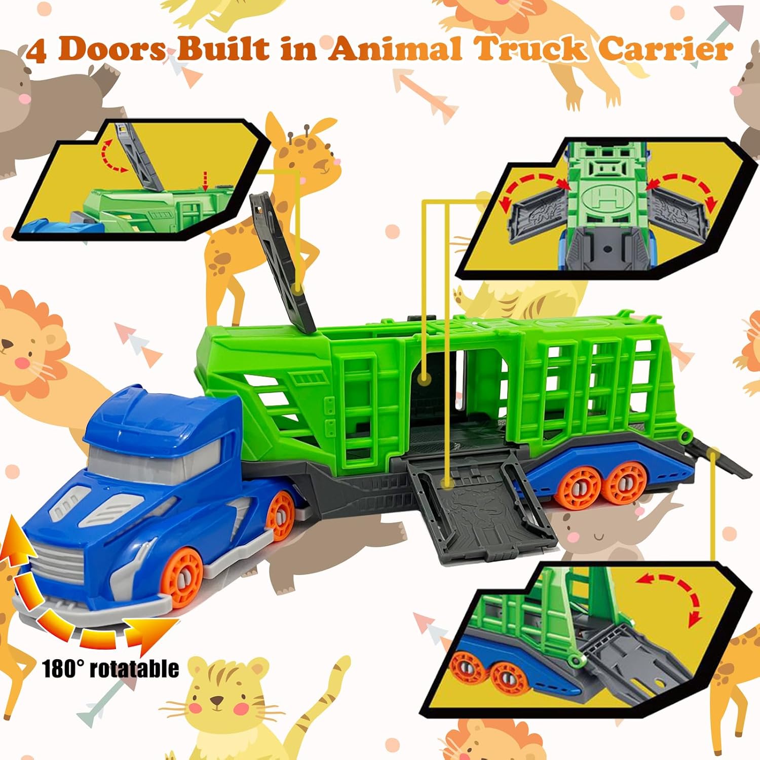 Dinosaur Animal Transport Vehi - Kids Toys Xmas 评论和价格