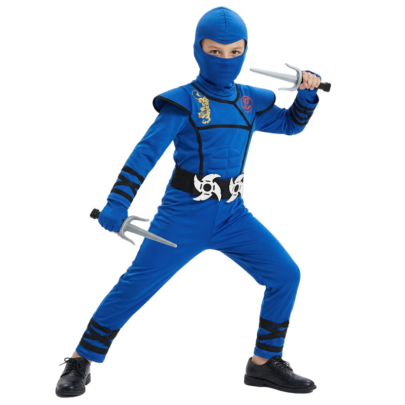 Black and Blue Ninja Costume f - Kids Toys Boys 评论和价格