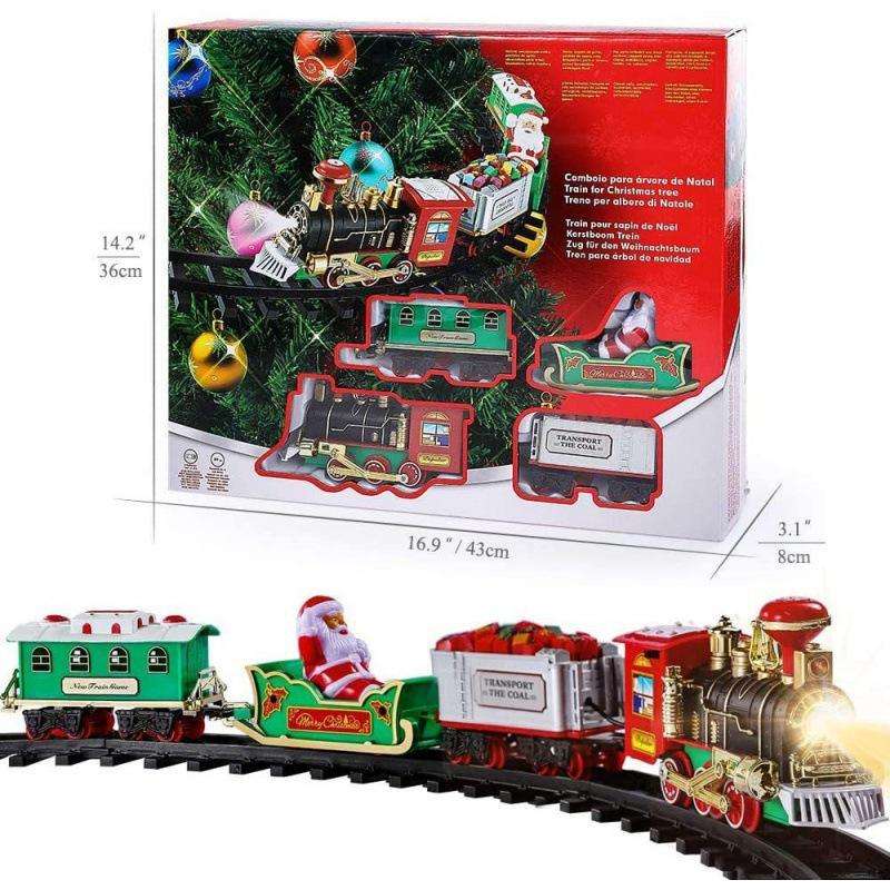 Christmas Electric Train Set w - Kids Toys Xmas 评论和价格