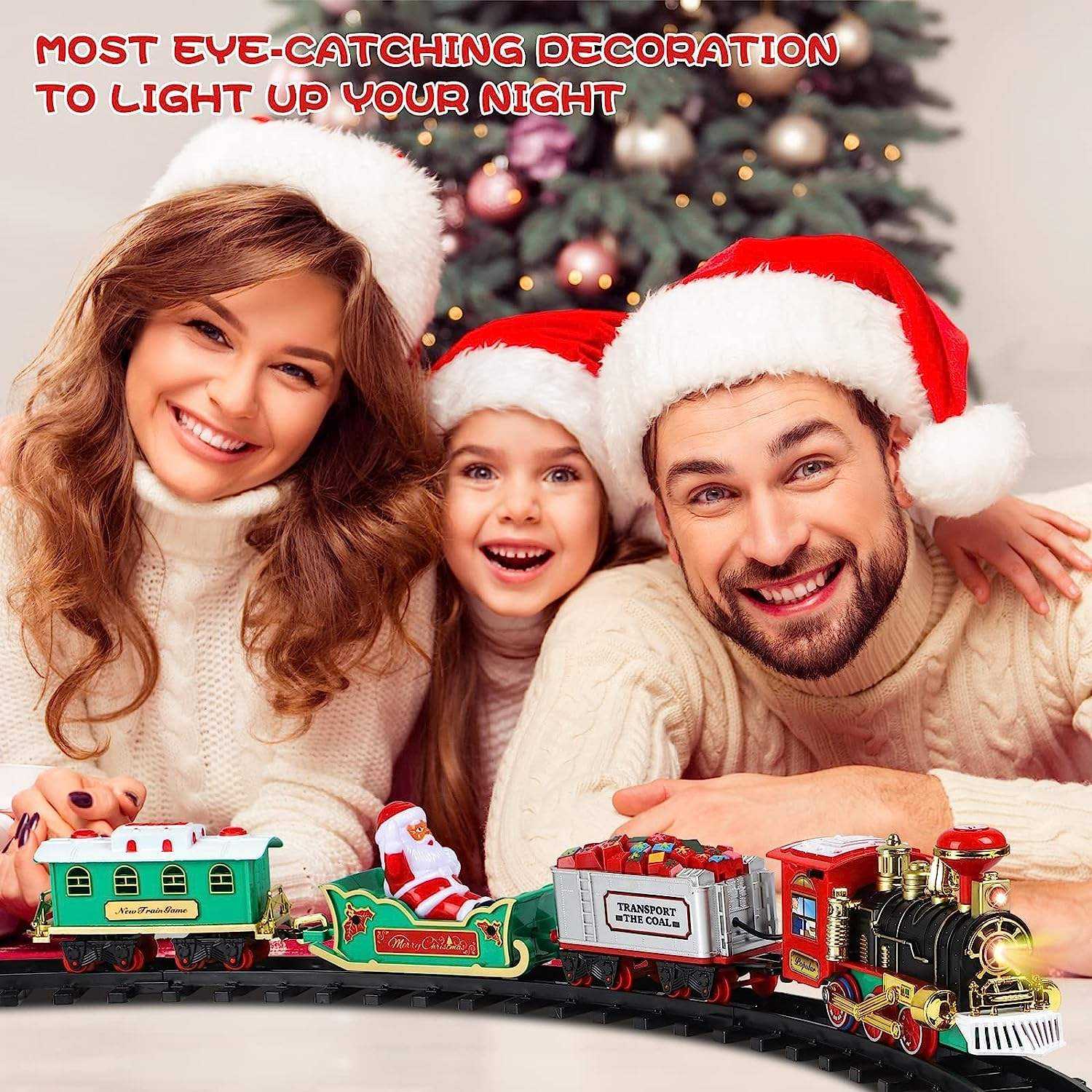 Christmas Electric Train Set w - Kids Toys Xmas 评论和价格