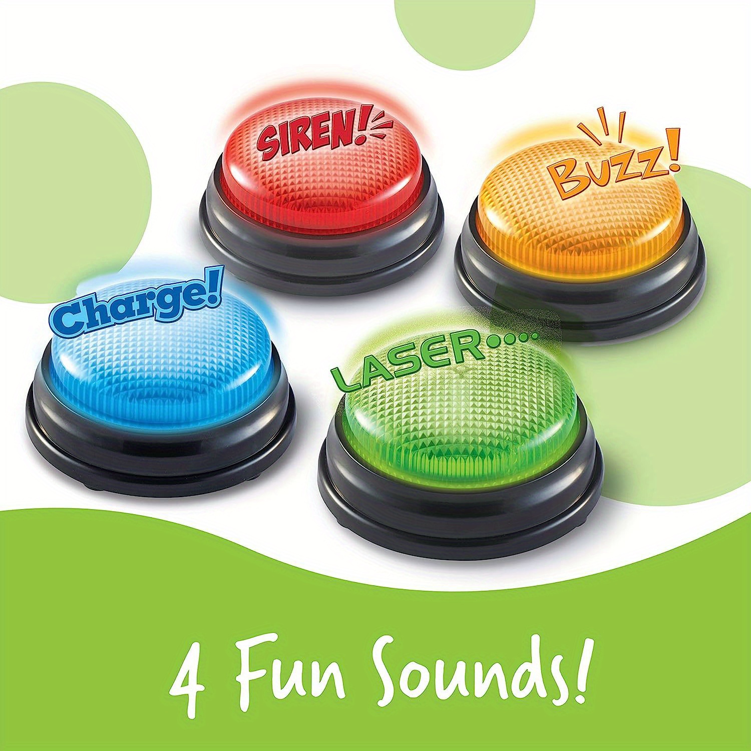 4pcs Lights and Sounds Buzzers - Kids Toys Return Gift 评论和价格