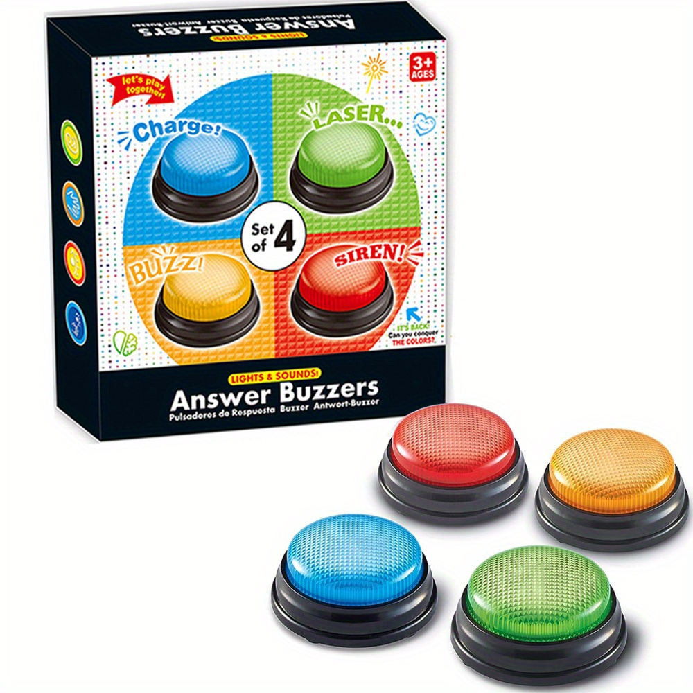4pcs Lights and Sounds Buzzers - Kids Toys Return Gift 评论和价格