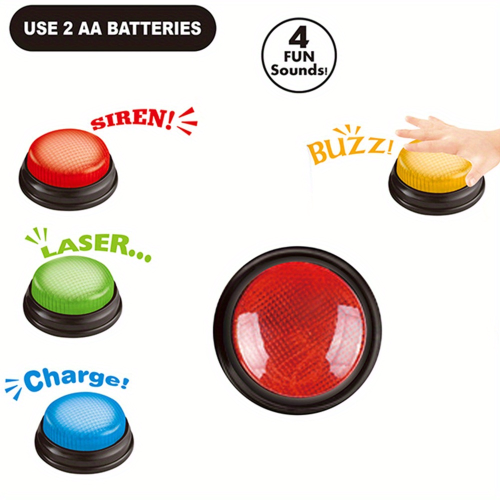 4pcs Lights and Sounds Buzzers - Kids Toys Return Gift 评论和价格