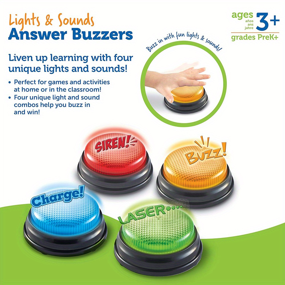 4pcs Lights and Sounds Buzzers - Kids Toys Return Gift 评论和价格