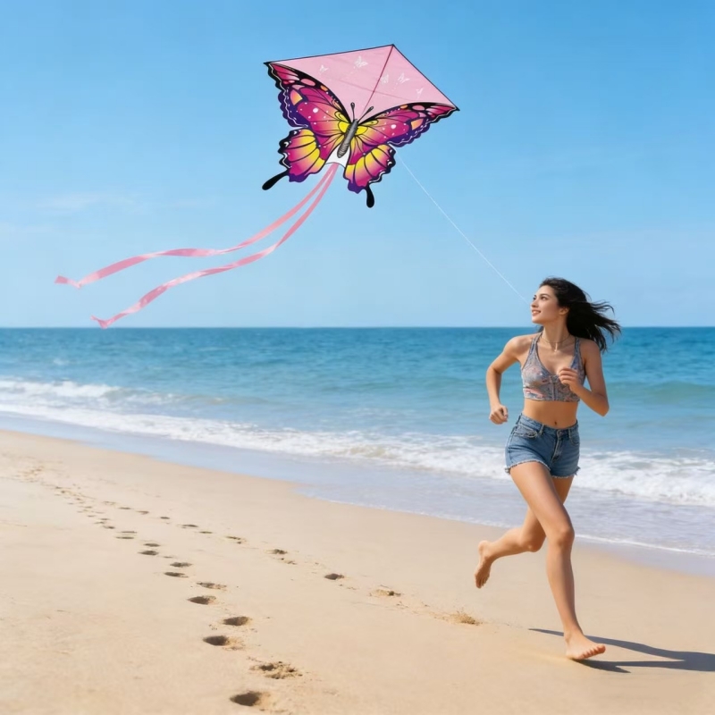 New Butterfly kites nylon wind - Kite Wind Outdoor 评论和价格