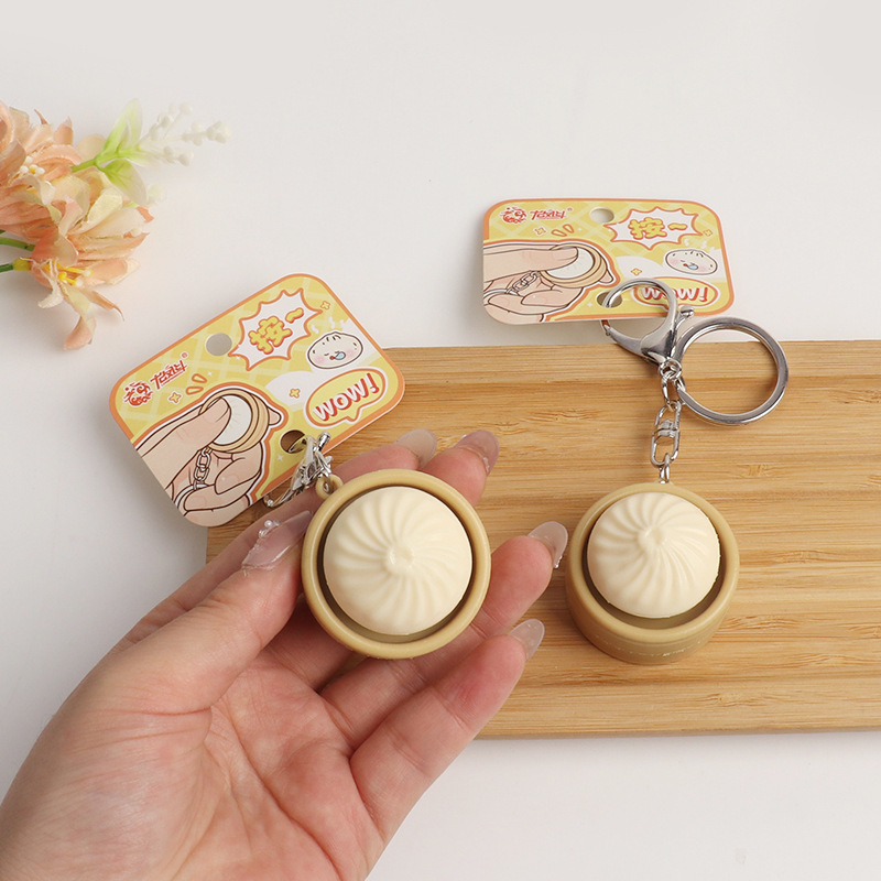 Mini Squishy Dumplings Button  - Kids Toys Return Gift 评论和价格