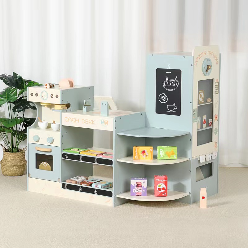 Kids Wooden Grocery Store Play - Kids Toys Stores 评论和价格