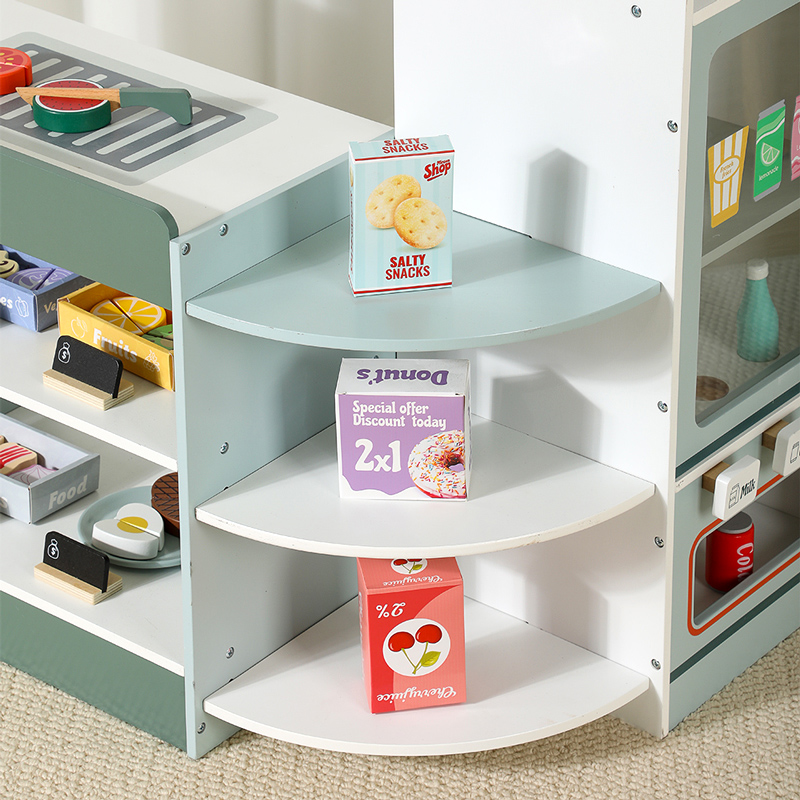 Kids Wooden Grocery Store Play - Kids Toys Stores 评论和价格