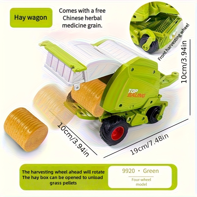 1:24 Inertial Farm Tractor wit - Kids Toys Return Gift 评论和价格