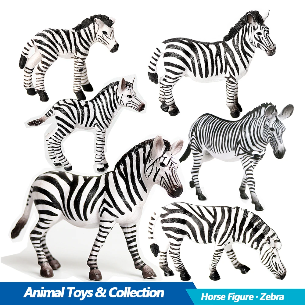 Zebra Figure Baby Zebra Miniat - Kids Toys Under 200 评论和价格