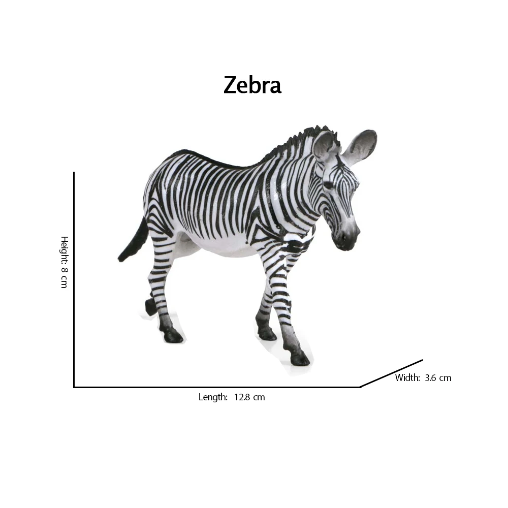 Zebra Figure Baby Zebra Miniat - Kids Toys Under 200 评论和价格