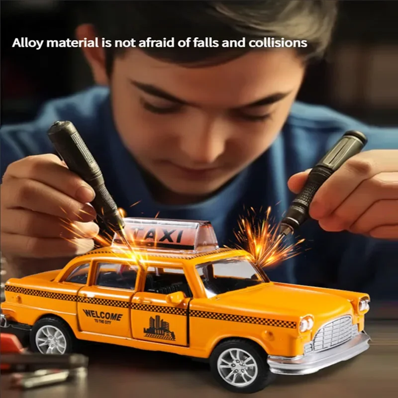 1:32 Vintage NYC Yellow Taxi D - Kids Toys Nyc 评论和价格