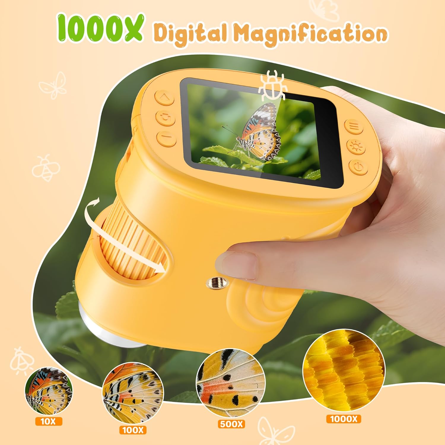 1000X Handheld Digital Microsc - Microscope Kids Science 评论和价格