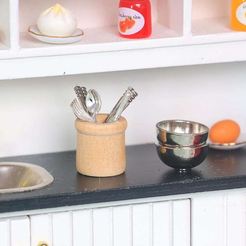 Miniature Kitchen Utensils Set - Play Kitchen Set 评论和价格