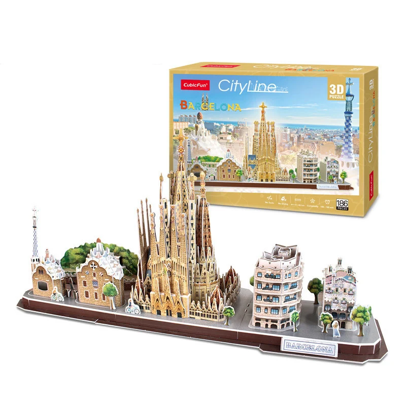 3D Puzzle Game DIY Toy Paper M - Kids Toys London 评论和价格