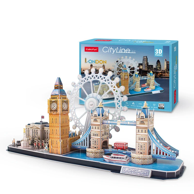 3D Puzzle Game DIY Toy Paper M - Kids Toys London 评论和价格