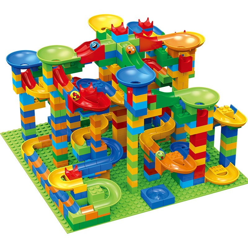 84-504PCS Marble Race Run Bloc - Lego Set Creator 评论和价格