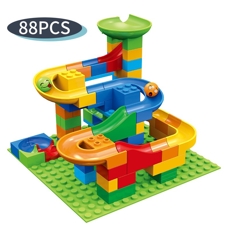 84-504PCS Marble Race Run Bloc - Lego Set Creator 评论和价格