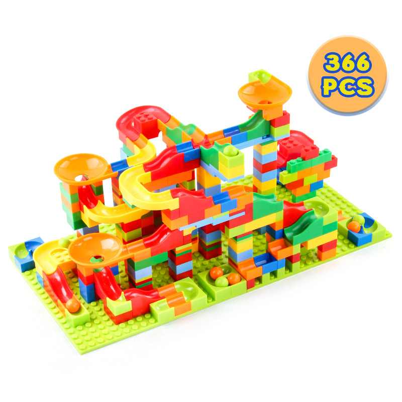 84-504PCS Marble Race Run Bloc - Lego Set Creator 评论和价格
