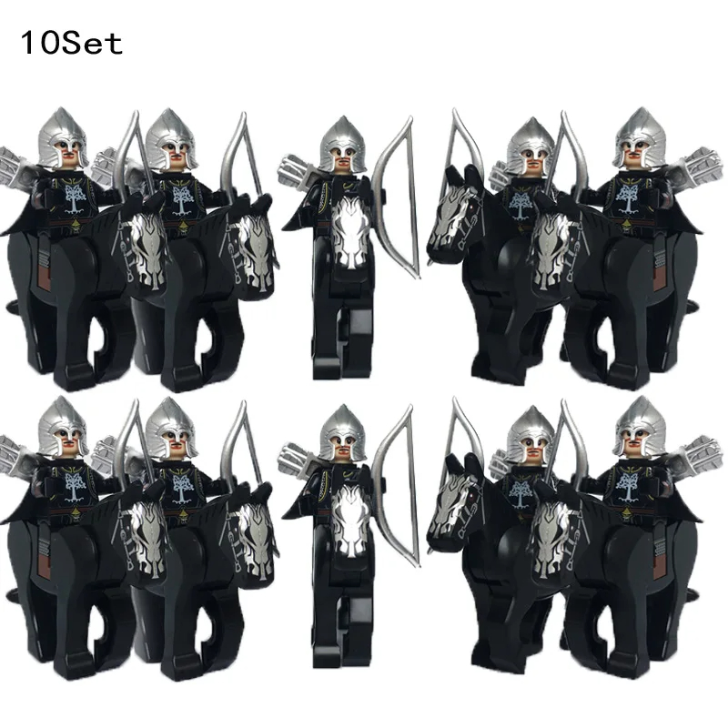 10 Sets Medieval Knights Dark  - Kids Toys Under $10 评论和价格