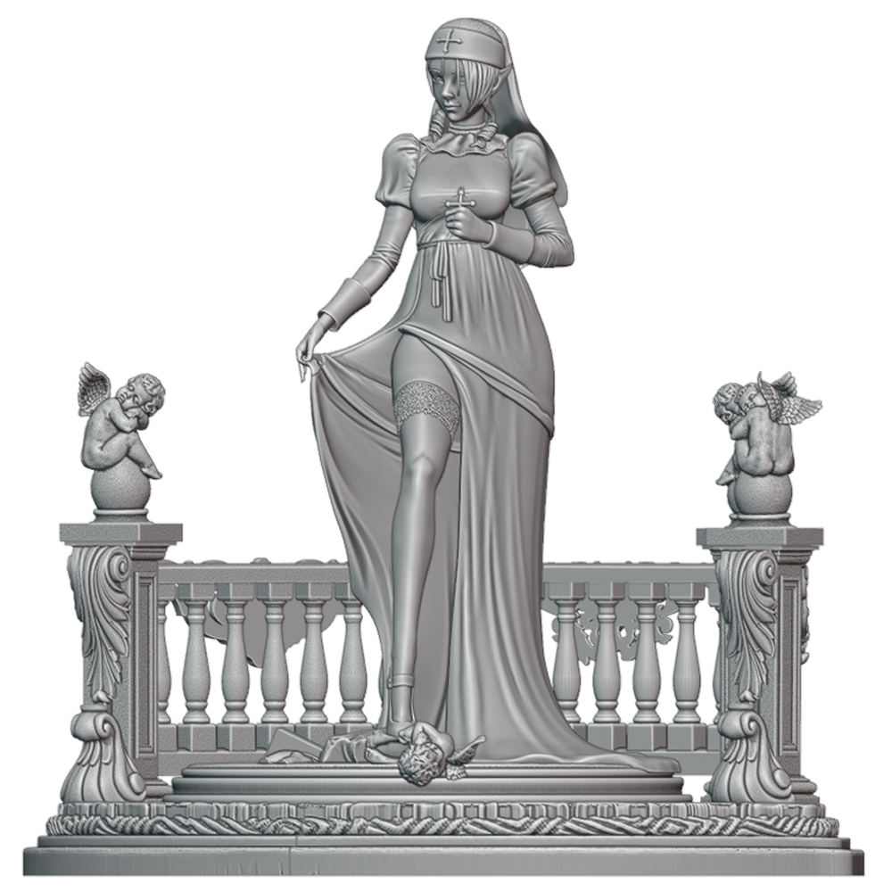 Elf Clergy Lady With Cross Orn - Kids Toys Sale 评论和价格
