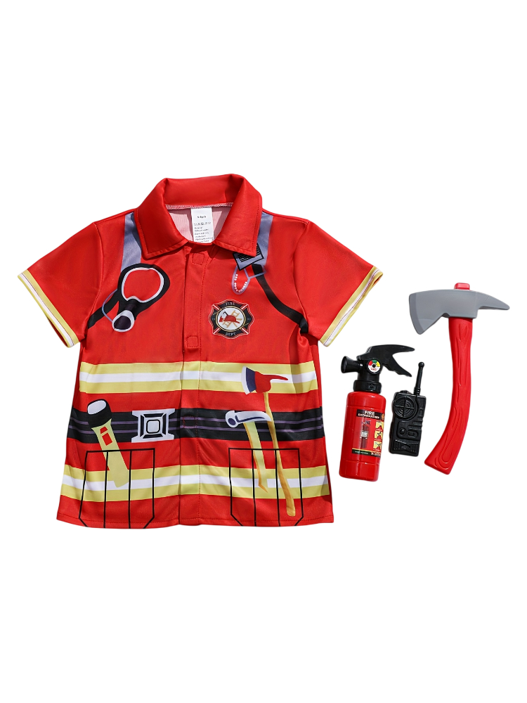 Kids Firefighter Style Shirt w - Kids Toys Boys 评论和价格