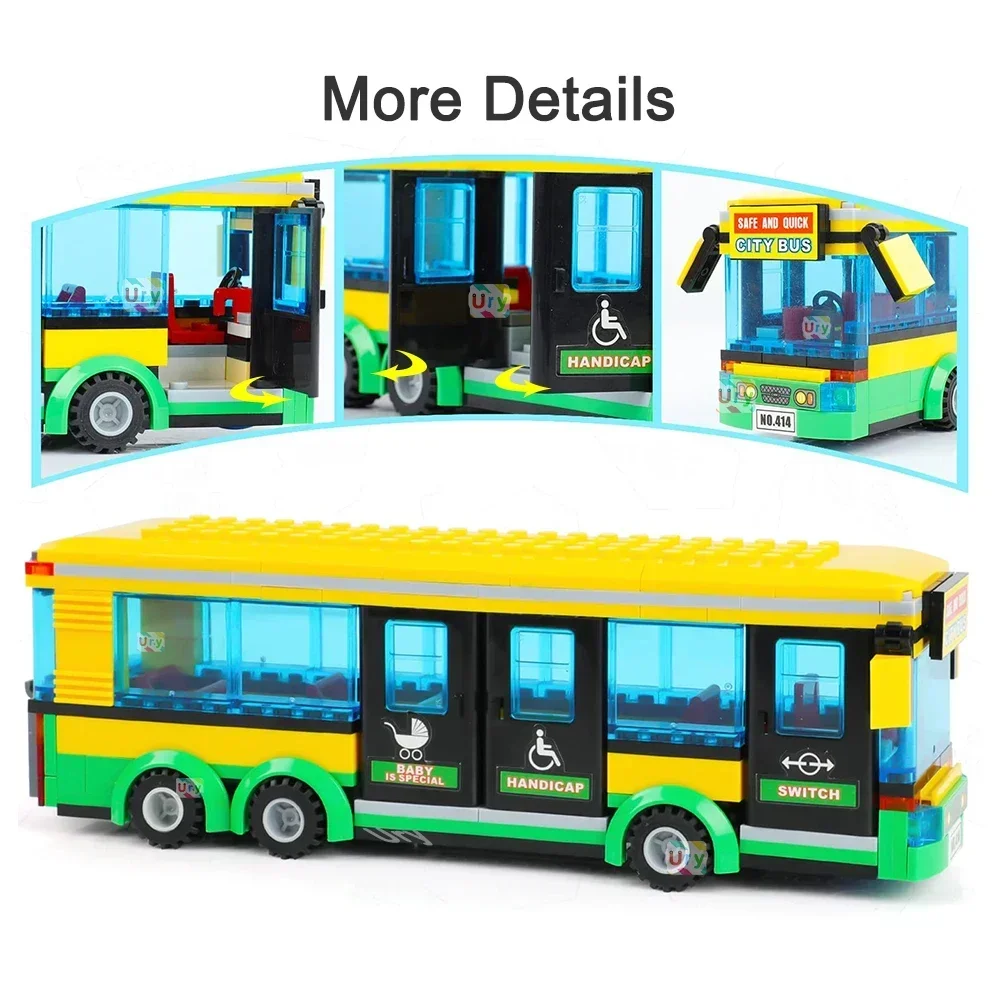 Bus City UK London Yellow Pass - Kids Toys London 评论和价格
