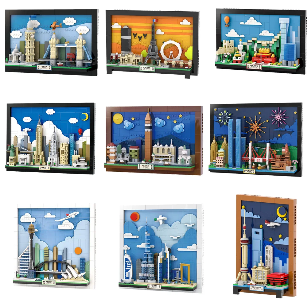 City View Building Blocks Post - Kids Toys London 评论和价格