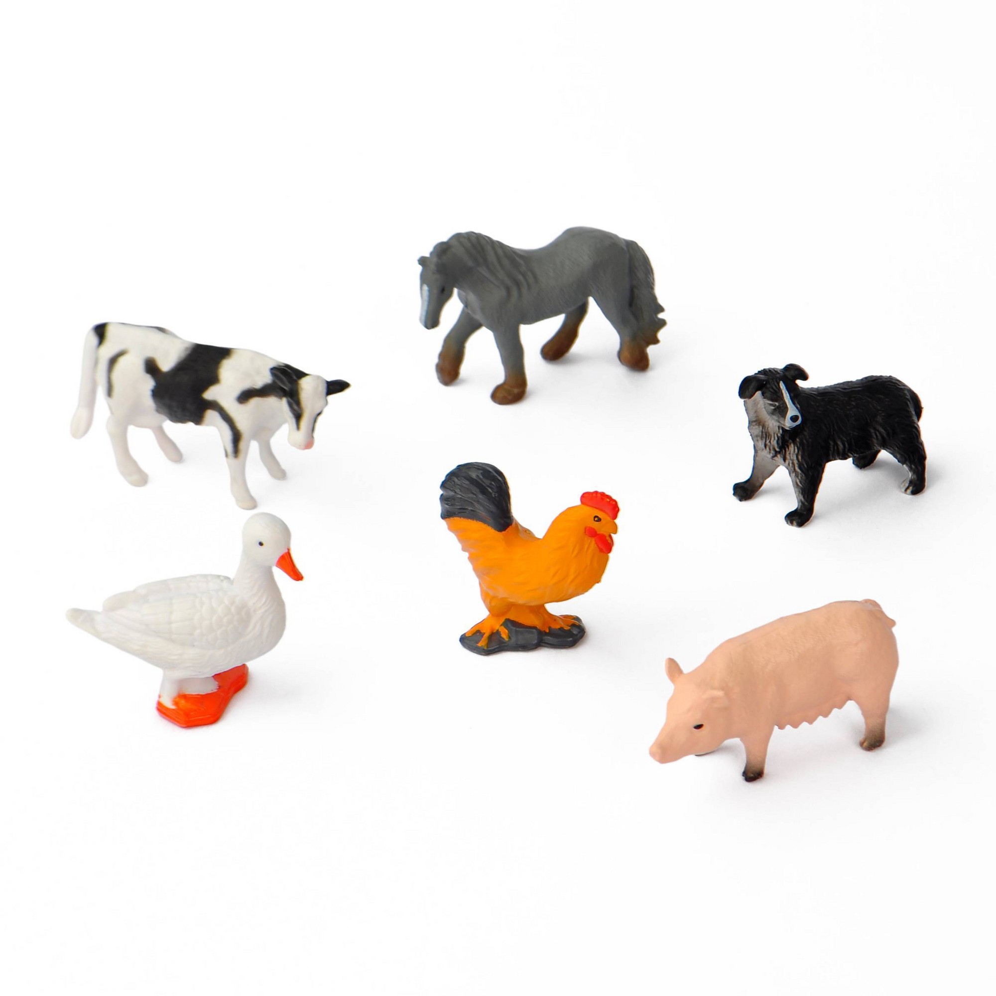 6ct Mini Animal Figurines In S - Kids Toys Play Youtube 评论和价格