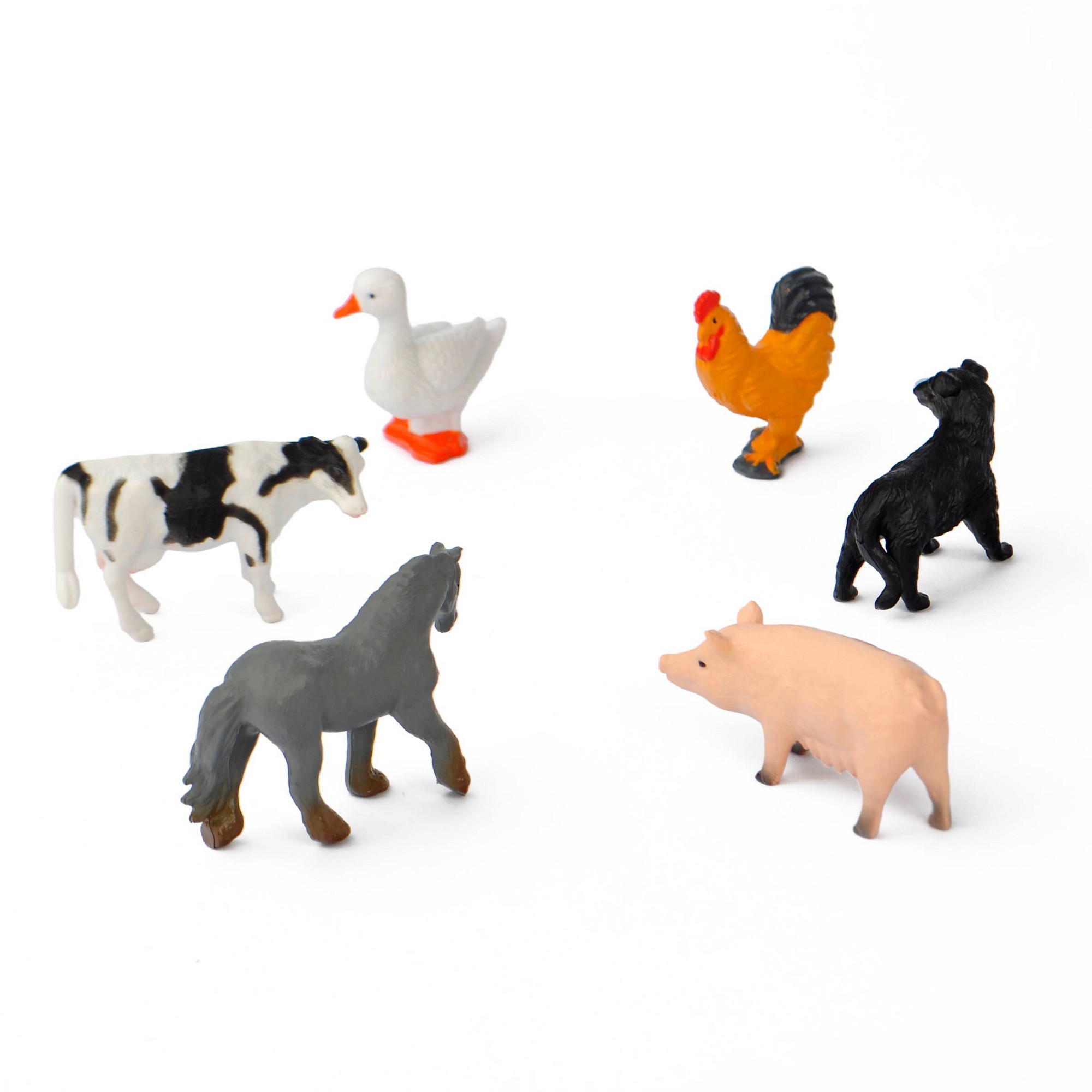 6ct Mini Animal Figurines In S - Kids Toys Play Youtube 评论和价格