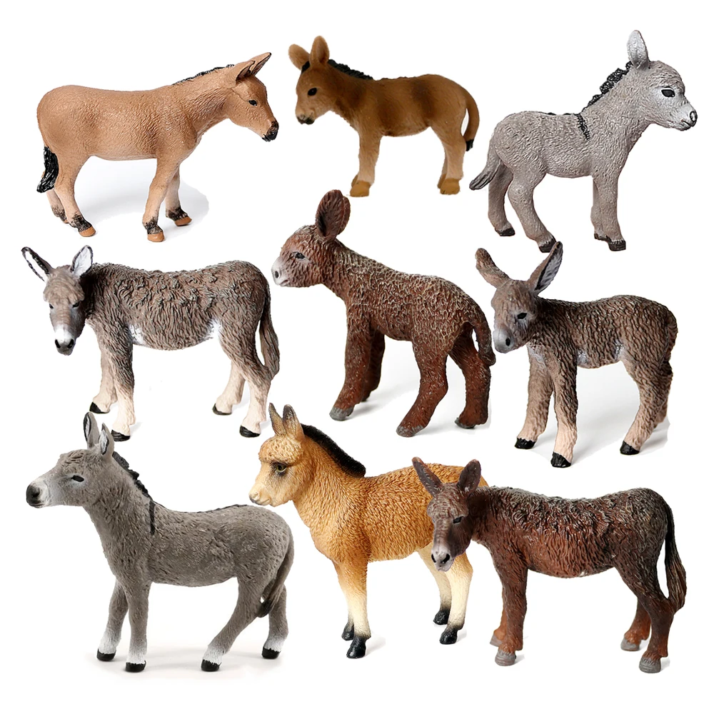 Donkey Model Toy Animals Figur - Kids Toys Under $10 评论和价格