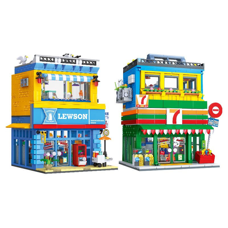 1263+PCS Street Scene Convenie - Kids Toys Stores 评论和价格