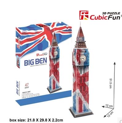 3D Puzzles London Big Ben DIY  - Kids Toys London 评论和价格