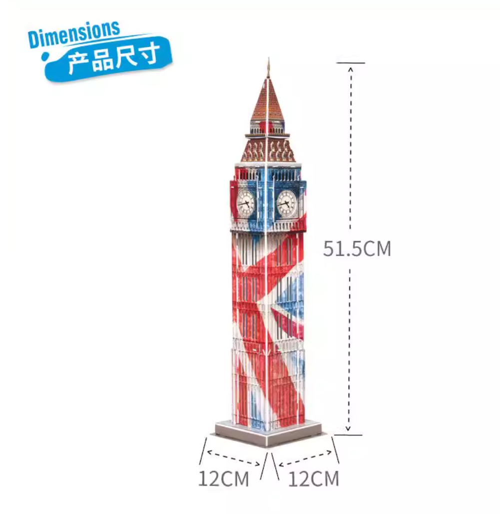 3D Puzzles London Big Ben DIY  - Kids Toys London 评论和价格
