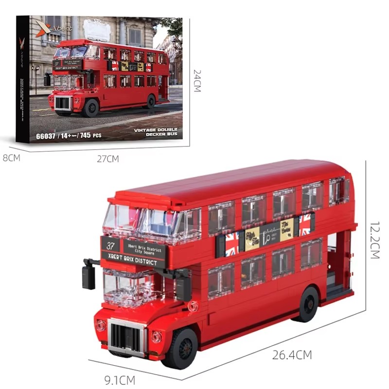 745PCS London Bus Model Bricks - Kids Toys London 评论和价格