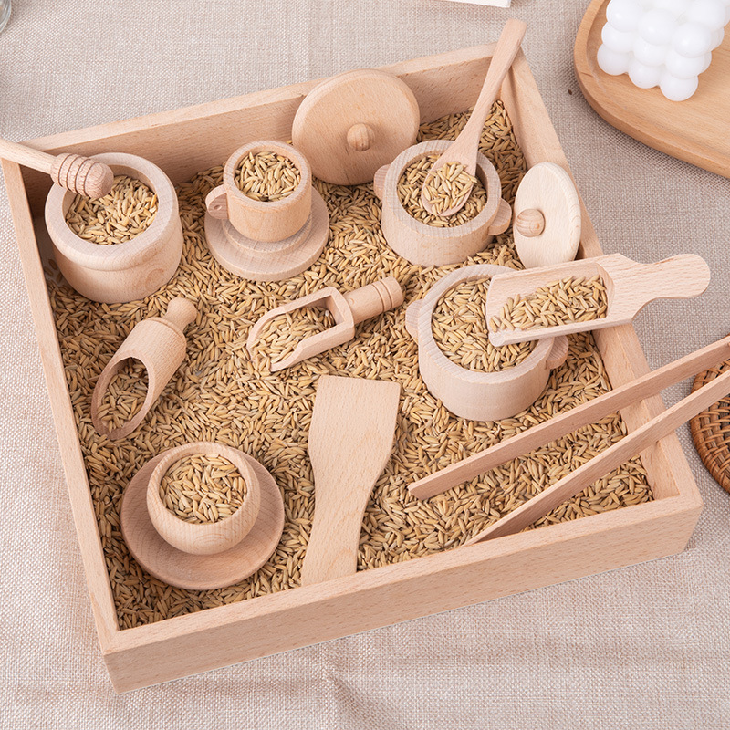 Montessori Sensory Enlighten P - Play Kitchen Set 评论和价格