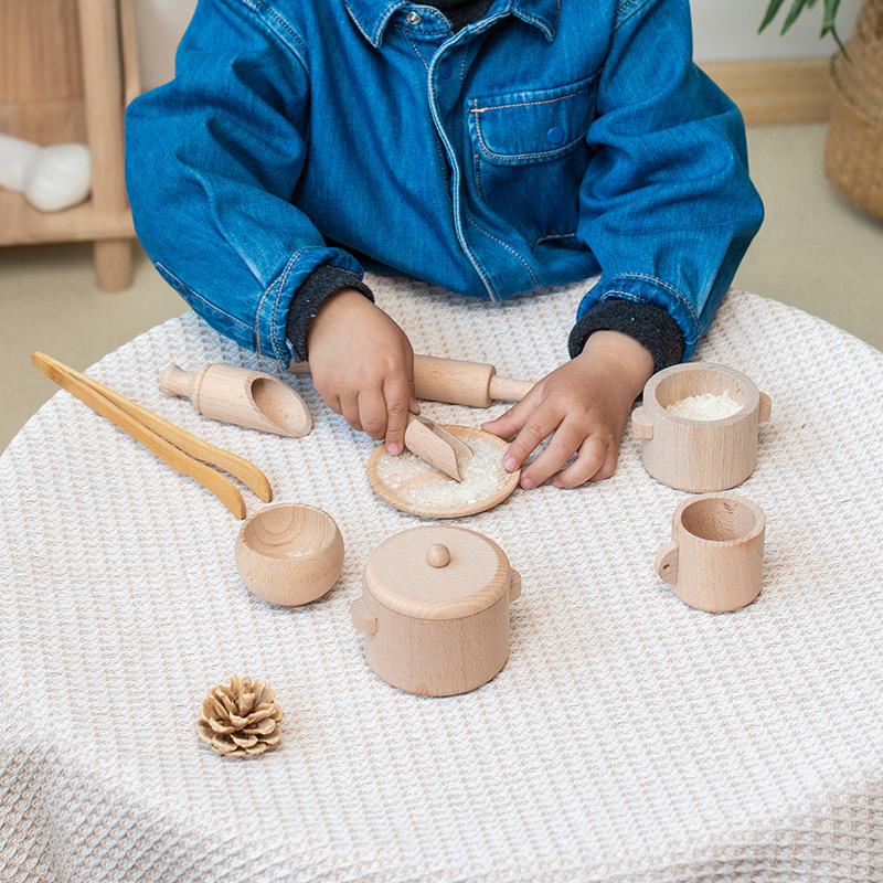 Montessori Sensory Enlighten P - Play Kitchen Set 评论和价格