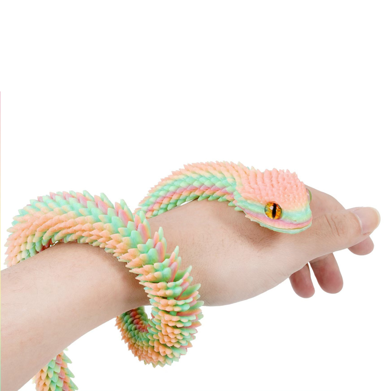 3D Printed Snake Movable Joint - Kids Toys Xmas 评论和价格