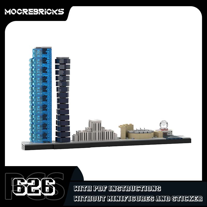 MOC Vancouver Skyline Model Cr - Kids Toys Vancouver 评论和价格