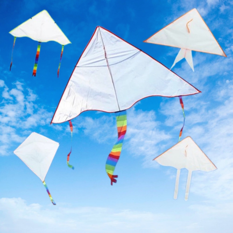 2pcs diy kite nylon fabric adu - Kite Wind Outdoor 评论和价格